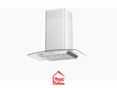 MÁY HÚT MÙI KÍNH CONG GẮN TƯỜNG - ĐIỀU KHIỂN PHÍM CƠ BC2002A