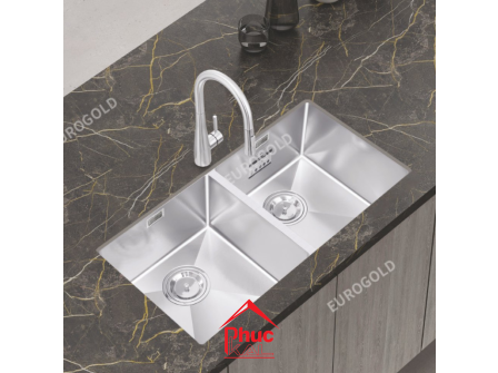 Chậu rửa bát chống xước inox 304 EUC28746EB – Eurogold