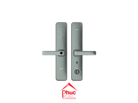 KHOÁ VÂN TAY THÔNG MINH SHARP A2-B XÁM (GRAY)