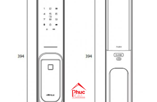 Khóa điện tử PP8100 Hafele 912.20.261