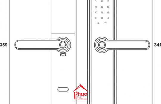 Khóa điện tử DL7600 Hafele 912.20.231