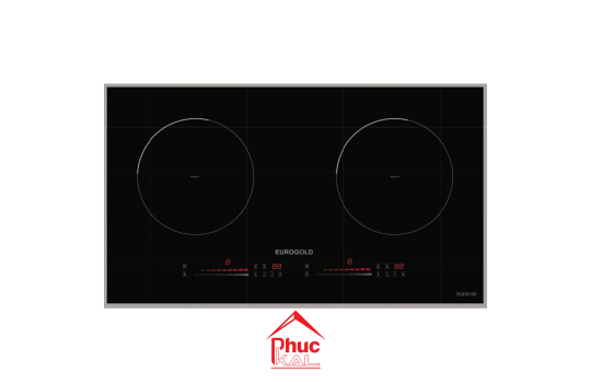 Bếp từ 2 vùng nấu cảm ứng điện từ EUH2120 – Eurogold
