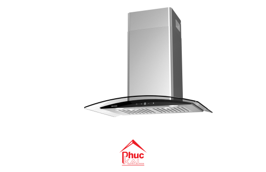 MÁY HÚT MÙI KÍNH CONG GẮN TƯỜNG - ĐIỀU KHIỂN CẢM ỨNG BU2001A